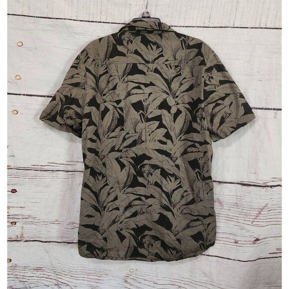 Hugo by Hugo Boss Short Sleeve Tropics Print Button Down Shirt Size Medium - Picture 3 of 8